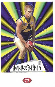 1997 Select AFL Stickers - Stand Ups #72 Guy McKenna Front